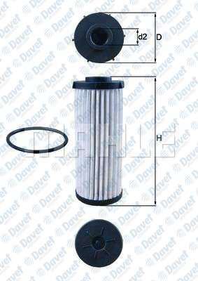 MAHLE HX139D Hidrolik Filtre A3 Alhramba Passat Tiguan 09->